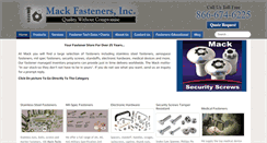 Desktop Screenshot of mackfasteners.com